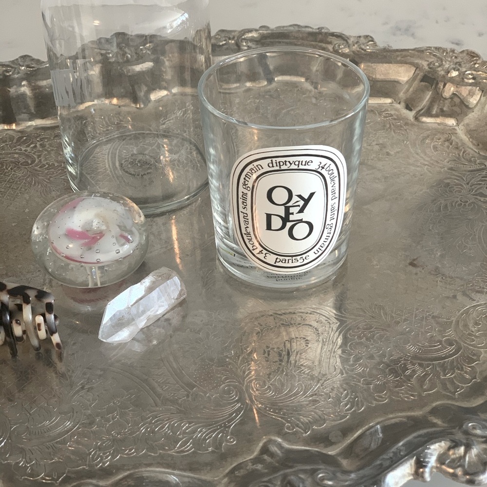 Full size Diptyque candle empty glass